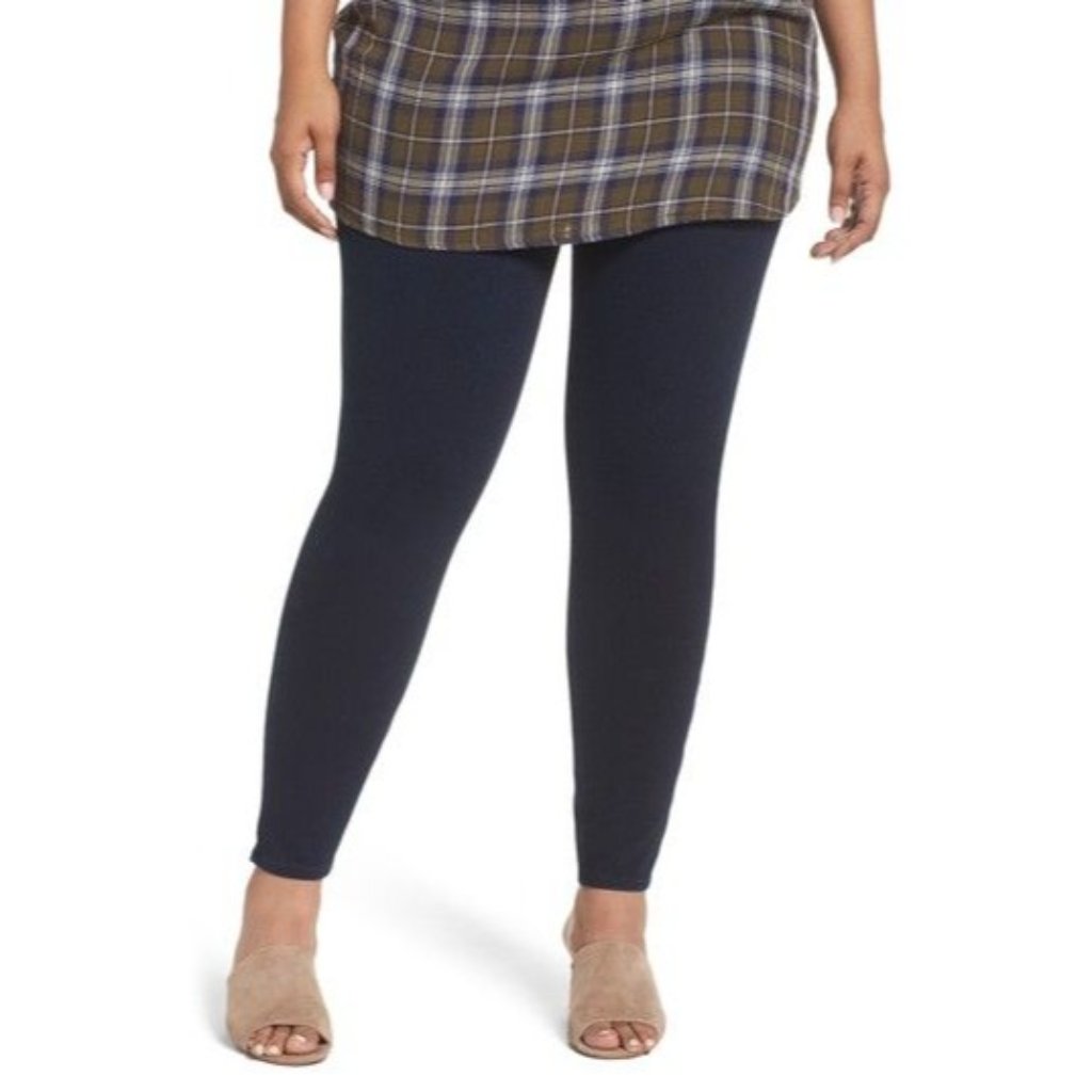 Spanx Jean-Ish Ankle Leggings Twilight Rinse Womens 2x Pull-On Shapeware Nwt